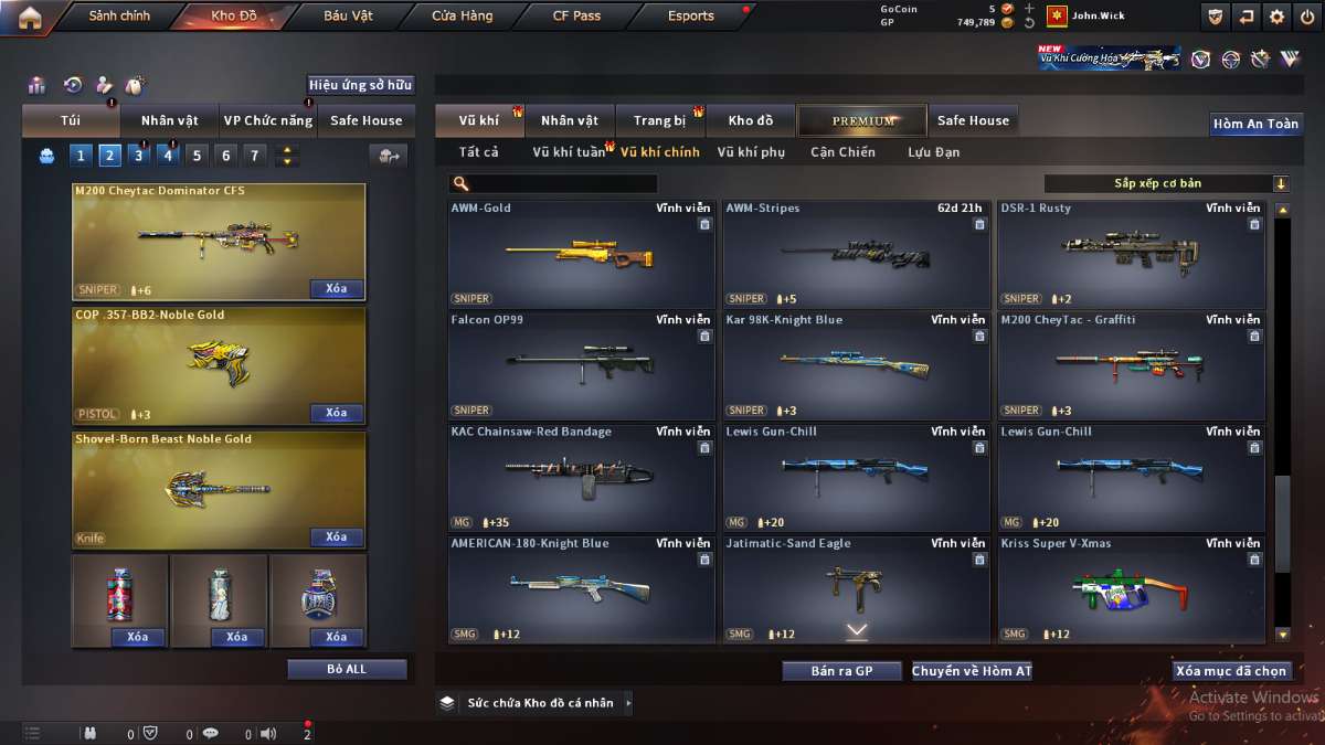 shop acc cf uy tin gia re